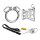 Kiotos Steel Chastity Device with Cone and Belt Silver 3.2 cm Ø 4.5 cm