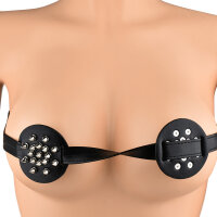 Kiotos Spiked Breast Binder Black