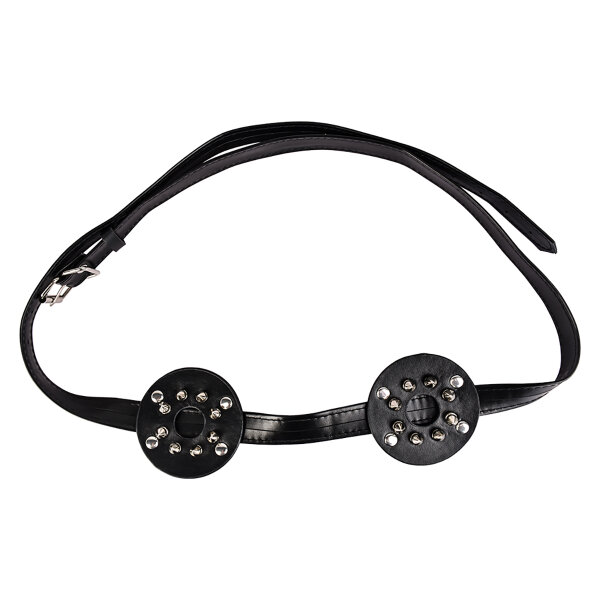 Kiotos Spiked Breast Binder with Sharp Spikes and Open Center Black