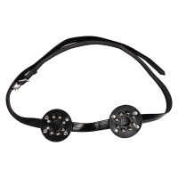 Kiotos Spiked Breast Binder with Sharp Spikes and Open Center Black