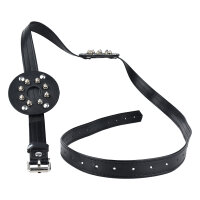 Kiotos Spiked Breast Binder with Sharp Spikes and Open Center Black