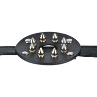 Kiotos Spiked Breast Binder with Sharp Spikes and Open Center Black