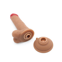 Kiotos Cox Power Squirt Vibration Dildo with Remote Control Beige 23 cm