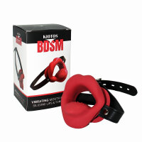 Kiotos Mouth Gag Silicone Lips & Tongue with Vibration Multicolor 4.6 cm
