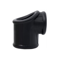 Kiotos Triple-Hole Cock & Ball Splitter Black Ø 3 cm