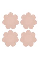 Peekaboo Self Adhesive Satin Nipple Covers Nude