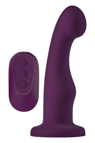 Dream Toys Max Remote Controlled Vibrator With Suction Cup With 6 Inch Dildo