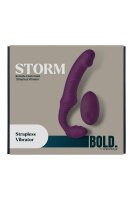 Dream Toys Storm Remote Controlled Strapless Vibrator with 6 Inch Dildo