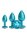 NS Novelties Irisierendes Aluminium Analplug Trainingsset 3-teilig Petrol