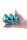 NS Novelties Irisierendes Aluminium Analplug Trainingsset 3-teilig Petrol