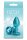 NS Novelties Rear Assets Iridescent Teal Anal Plug Small blue