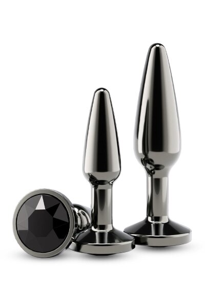 NS Novelties Aluminium Analplug Set 2-teilig Chrom