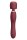 Le Wand 2in1 Wandmassager mit dualer Vibration Rot 22,2 cm Ø 4,4 cm