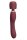 Le Wand 2in1 Wandmassager mit dualer Vibration Rot 22,2 cm Ø 4,4 cm