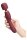 Le Wand 2in1 Wandmassager mit dualer Vibration Rot 22,2 cm Ø 4,4 cm