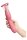 Le Wand Lick 3-1 Doppelseitiger Vibrator mit Zungenstimulator Rosa 26 cm Ø 4 cm