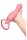 Le Wand Lick 3-1 Doppelseitiger Vibrator mit Zungenstimulator Rosa 26 cm Ø 4 cm