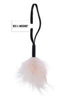 Sportsheets Peaches ´n Creame Wrist Feather Tickler Black Beige