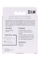 Sportsheets Peaches ´n Creame Bell Nipple Clamps