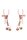 Sportsheets Peaches ´n Creame Bell Nipple Clamps