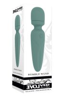 Evolved Rumble Wand Massager Green 13.4 cm Ø 3.1 cm