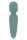 Evolved Rumble Wand Massager Green 13.4 cm Ø 3.1 cm