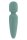 Evolved Rumble Wand Massager Green 13.4 cm Ø 3.1 cm