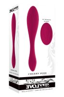 Evolved Cherry Pose Flexibler Vibrator Pink 16,1 cm