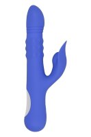 Evolved Pop Goes The O Vibrator with Clitoral Stimulation Blue 24.7 cm