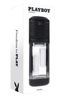 Evolved Playboy Side Piece Masturbator mit Vibration Schwarz