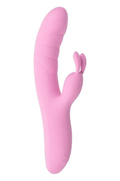 Evolved Playboy Rub Me Right Rabbit Vibrator Pink 23.2 cm