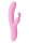 Evolved Playboy Rub Me Right Rabbit Vibrator Pink 23.2 cm