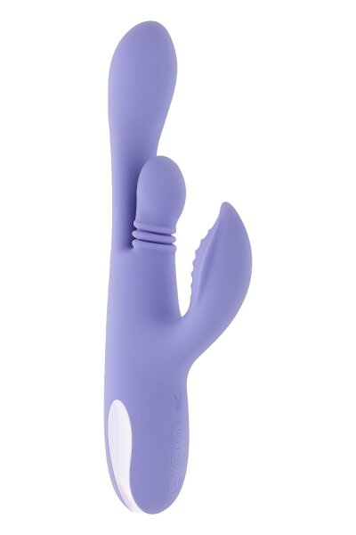 Evolved Playboy Nubbin Rubbin Thrusting Vibrator Purple 24.1 cm