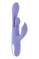 Evolved Playboy Nubbin Rubbin Thrusting Vibrator Purple 24.1 cm