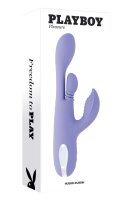 Evolved Playboy Nubbin Rubbin Thrusting Vibrator Purple 24.1 cm