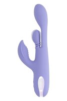 Evolved Playboy Nubbin Rubbin Thrusting Vibrator Purple 24.1 cm
