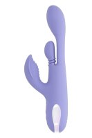 Evolved Playboy Nubbin Rubbin Thrusting Vibrator Purple 24.1 cm