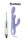 Evolved Playboy Nubbin Rubbin Thrusting Vibrator Purple 24.1 cm