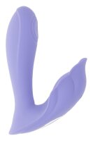 Evolved Playboy Lilac Fantasy Dual Vibrator Lila 13,5 cm