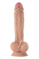Shaft Model A Realistic Dildo with Balls Beige 26.7 cm