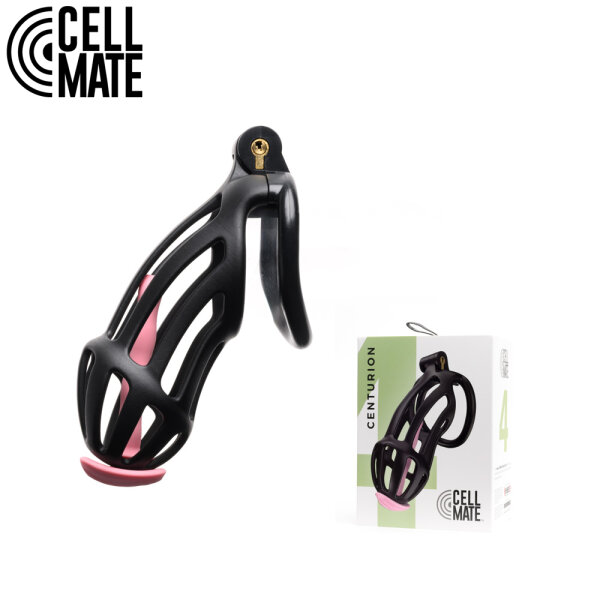 Cellmate Centurion Chastity Cage Size 4 Black