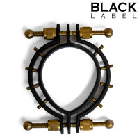 Black Label Pussy Clamp 2.0 with Spikes Black Gold