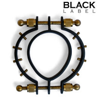 Black Label Pussy Clamp 2.0 with Spikes Black Gold