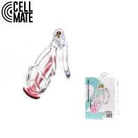 Cellmate Guardian Chastity Cage Clear Size 2