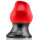 Oxballs SUPER MAX Pighole Tunnel Plug XXXL Red Lava