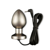 DG- Lab Bi-Polar Electro Plug Metal Ø 3 cm Silver