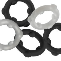 Oxballs GEARHEADS 5-Pack SPINNER Rings Black / Vapor