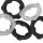 Oxballs GEARHEADS 5-Pack SPINNER Rings Black / Vapor