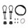 DG-Lab Conductive Rubber Rings Pro Kit Black