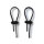 DG-Lab Conductive Rubber Rings Pro 2 Pcs Black